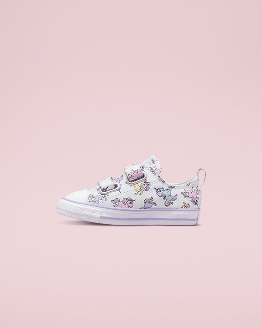 Tenisky Nizke Converse Chuck Taylor All Star Easy-On Unicorns Dievcenske Biele Siva Nachový | SK AO5ZW1